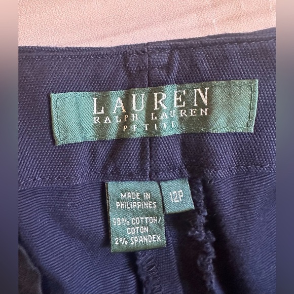 Lauren Ralph Dress pants woman’s Ankle Crop Straight 12 Petite Office Casual - Picture 3 of 9